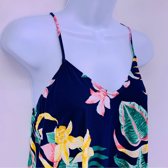 Old Navy V Neck Floral Maxi Dress Womens Size M - Picture 5 of 11